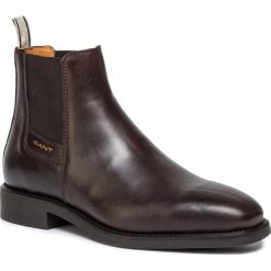 Sztyblety GANT - James 19651318 Dark Brown G46. Pomarańczowe sztyblety męskie GANT, ze skóry, bez zapięcia. W wyprzedaży za 449,00 zł.