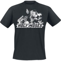Holy Moses Finished With The Dogs T-Shirt czarny. Czarne t-shirty męskie Holy Moses, l, bez wzorów, bez kołnierzyka. Za 74,90 zł.