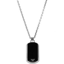 Emporio Armani Naszyjnik silvercoloured. Szare naszyjniki męskie Emporio Armani. Za 459,00 zł.