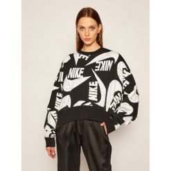 Bluza NIKE Sportswear CJ2052. Czarne bluzy damskie Nike, l, bez wzorów, bez rękawów, bez kaptura. Za 229,00 zł.