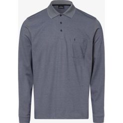 Ragman - Męska koszulka polo, szary. Szare koszulki męskie Ragman, xl, bez wzorów, z bawełny, z długim rękawem. Za 229,95 zł.