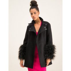 Płaszcz przejściowy Armani Exchange 6GYK64 YNSBZ 1200. Czarne płaszcze damskie Armani Exchange, l, bez wzorów, z poliesteru. W wyprzedaży za 1099,00 zł.