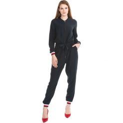 Tommy Hilfiger Jade Kombinezon Niebieski. Niebieskie spodnie damskie TOMMY HILFIGER, z poliesteru. Za 1153,95 zł.