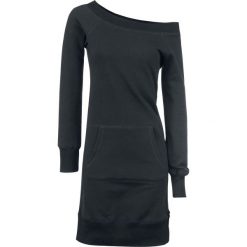 Forplay Long Wideneck Sweater Sukienka czarny. Czarne długie sukienki Forplay, s, z materiału, z dekoltem w łódkę, z długim rękawem. Za 164,90 zł.