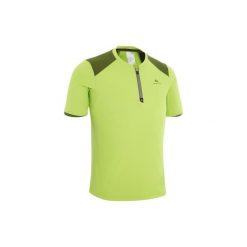 Koszulka turystyczna MH550 dla chłopców. Niebieskie t-shirty chłopięce QUECHUA, bez wzorów, z elastanu, bez rękawów. Za 39,99 zł.