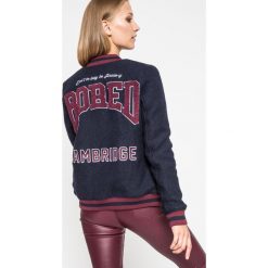 Review - Kurtka bomber. Szare bomberki damskie marki Review, l, z materiału. W wyprzedaży za 219,90 zł.