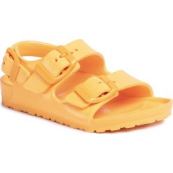Sandały BIRKENSTOCK - Milano Eva 1015701 Zinnia. Żółte sandały dziewczęce Birkenstock. Za 109,00 zł.