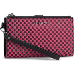 Torebka MICHAEL MICHAEL KORS - Wristlets 32T9UFDW4R Blk/Neon Pnk. Różowe torebki klasyczne damskie MICHAEL Michael Kors, bez wzorów, ze skóry, eleganckie, bez dodatków. W wyprzedaży za 429,00 zł.
