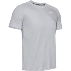 Under Armour Qualifier Iso-Chill Run Koszulka Szary. Szare podkoszulki męskie Under Armour, xl, bez wzorów, z elastanu, bez kołnierzyka, z krótkim rękawem, krótkie. Za 206,95 zł.