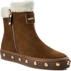 Botki BALDININI - 848001AKIDI41 R Biscotto. Brązowe botki damskie skórzane marki Baldinini. W wyprzedaży za 889,00 zł.