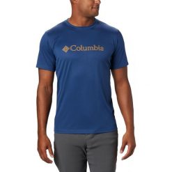 COLUMBIA koszulka męska Zero Rules SS (1533291) S niebieska. Niebieskie koszulki męskie Columbia, s, bez wzorów, sportowe, bez kołnierzyka, bez rękawów. Za 175,00 zł.