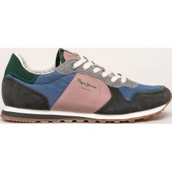 Pepe Jeans - Buty Verona W Traveller. Czarne buty sportowe damskie Pepe Jeans, bez wzorów, z jeansu, sportowe. W wyprzedaży za 249,90 zł.