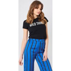 T-shirty damskie: Colourful Rebel T-shirt Wild Thing Basic – Black