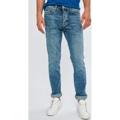 Wrangler - Jeansy Spencer. Niebieskie jeansy męskie marki Wrangler, bez wzorów. W wyprzedaży za 259,90 zł.