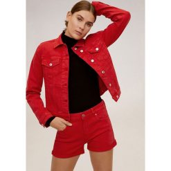 Mango - Kurtka Vicky. Czerwone kurtki damskie Mango, s, bez wzorów, z elastanu, krótkie. Za 139,90 zł.