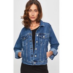 Answear - Kurtka. Niebieskie kurtki damskie ANSWEAR, s, bez wzorów, z bawełny, krótkie. Za 149,90 zł.