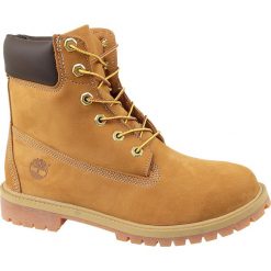 Timberland 6 In Premium WP Boot Jr 12909. Żółte buty trekkingowe damskie marki Timberland, na zimę. W wyprzedaży za 499,99 zł.