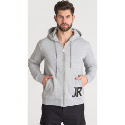 BLUZA JOHN RICHMOND. Szare bluzy męskie s, z bawełny, z kapturem. Za 629,50 zł.