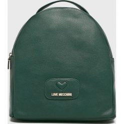 Love Moschino - Plecak. Zielone plecaki damskie marki Love Moschino, z materiału. W wyprzedaży za 549,90 zł.