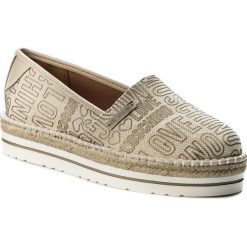 Espadryle damskie: Espadryle LOVE MOSCHINO - JA10083G15IG0901 Can.Emb.Oro/Vt.Nat
