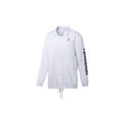 Bluzy dresowe Reebok Classic Wiatrówka Classics Graphic. Białe bluzy męskie Reebok Classic, m, bez wzorów, z dresówki, bez kołnierzyka, bez rękawów, bez kaptura. Za 269,00 zł.