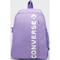Converse - Plecak. Fioletowe plecaki damskie Converse, bez wzorów, z poliesteru. Za 129,90 zł.