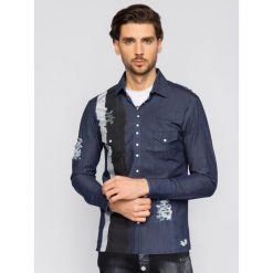 Koszula Rage Age Loovee Dnm 3. Niebieskie koszule męskie Rage Age, m, bez wzorów, z elastanu, casualowe, bez kołnierzyka, bez rękawów. W wyprzedaży za 399,00 zł.
