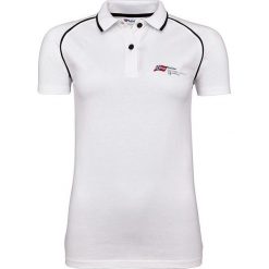 Bluzki damskie: Koszulka polo „Oceans” w kolorze białym