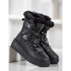 Śniegowce fashion. Śniegowce damskie BELLA PARIS, bez zapięcia. Za 129,00 zł.