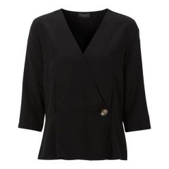 Freequent Żakiet Lina czarny female czarny XXL (46). Czarne bluzki damskie Freequent, s, bez wzorów, z bawełny, klasyczne, z dekoltem w serek, bez rękawów. Za 229,00 zł.