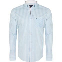 Koszula w kolorze błękitnym. Niebieskie koszule męskie Giorgio di Mare, s, w paski, button down, bez rękawów. W wyprzedaży za 128,95 zł.