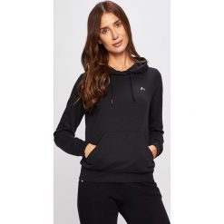 Only Play - Bluza. Czarne bluzy damskie Only Play, s, bez wzorów, z bawełny, bez rękawów, z kapturem. W wyprzedaży za 99,90 zł.
