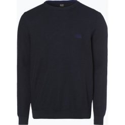 BOSS Athleisurewear - Sweter męski – Rafal, niebieski. Niebieskie swetry klasyczne męskie BOSS Athleisurewear, l, z bawełny. Za 549,95 zł.