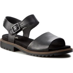 Sandały CLARKS - Ferni Fame 261228844 Black Leather. Klapki damskie Clarks. W wyprzedaży za 219,00 zł.