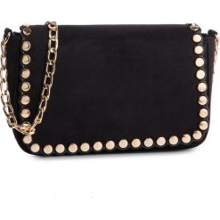 Torebka MENBUR - 44980 Black. Czarne torebki klasyczne damskie Menbur, bez wzorów, z materiału, wizytowe, bez dodatków. W wyprzedaży za 129,00 zł.