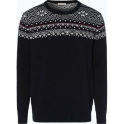 Selected - Sweter męski – Slchrist, niebieski. Niebieskie swetry męskie marki Selected, xl, bez wzorów, z bawełny, bez kołnierzyka, bez kaptura. Za 229,95 zł.