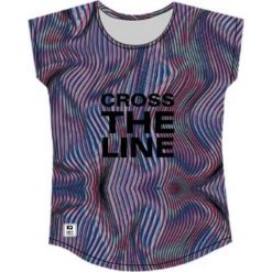 T-shirty damskie: IQ T-shirt damski Gamtria Wmns Blue Optic Print r. M