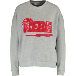 Bluzy damskie: NORR Bluza light grey melange