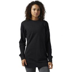Bluza Reebok F French Terry Crewneck (BR7452). Czarne bluzy rozpinane damskie Reebok. Za 99,99 zł.