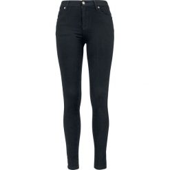Urban Classics Ladies Skinny Pants Jeansy damskie czarny. Czarne boyfriendy damskie Urban Classics, z jeansu. Za 121,90 zł.
