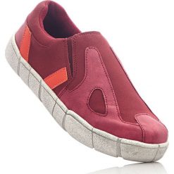 Buty wsuwane bonprix czerwony. Szare buty sportowe damskie marki bonprix, z materiału. Za 49,99 zł.