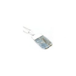 Naszyjnik Kyanit Niebieski Surowy srebro. Niebieskie naszyjniki damskie Brazi druse jewelry, na co dzień, srebrne. Za 170,00 zł.