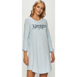 Lauren Ralph Lauren - Koszula nocna. Niebieskie piżamy damskie Lauren Ralph Lauren, na co dzień, s, z nadrukiem, z bawełny, z okrągłym kołnierzem, bez rękawów. Za 319,90 zł.