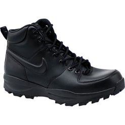 Nike Manoa Lthr 454350-003 42 Czarne. Czarne buty trekkingowe męskie Nike, ze skóry, bez zapięcia. W wyprzedaży za 329,99 zł.