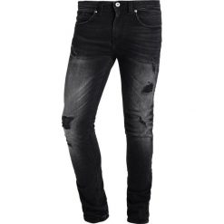 Jeansy męskie regular: Redskins OTIS SHESTER Jeans Skinny Fit heavy black destroy