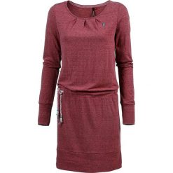 Sukienka w kolorze ciemnoczerwonym. Czerwone sukienki damskie Street & Sports Wear, na co dzień, s, bez wzorów, z okrągłym kołnierzem, bez rękawów, midi, proste. W wyprzedaży za 107,95 zł.