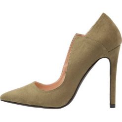 Szpilki: Lost Ink PARIS ANGLED CUT COURT Szpilki khaki