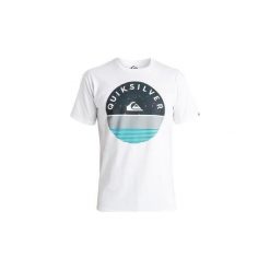 T-shirty z krótkim rękawem Quiksilver T-shirt EQYZT03629-WBB0. Białe t-shirty męskie Quiksilver, xl, bez wzorów, bez kołnierzyka, krótkie. Za 119,00 zł.