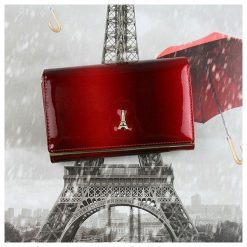 ObŁĘdny skÓrzany portfel damski paris design skÓra naturalna. Szare portfele damskie PARIS DESIGN, bez wzorów, ze skóry. Za 109,00 zł.
