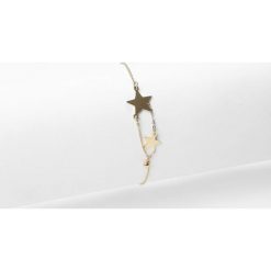 Złota Bransoletka Top Shelf. Żółte bransoletki damskie marki Born2be, złote. Za 19,99 zł.